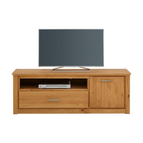 Tavolo TV in legno di pino di colore naturale 160x55 cm Celia - Støraa