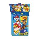 Set copripiumino e federa da bambini blu in cotone per culla 100x135 cm Paw Patrol "Pawsome days ahead" – Jerry Fabrics
