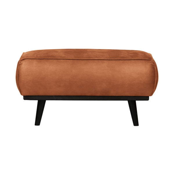 Poggiapiedi marrone cognac con rivestimento in finta pelle Statement – WOOOD
