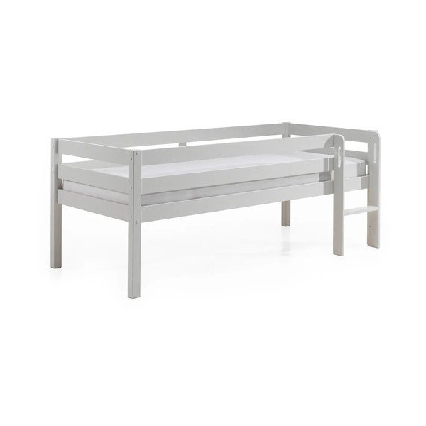 Letto rialzato per bambini bianco, 90 x 200 cm Pino - Vipack