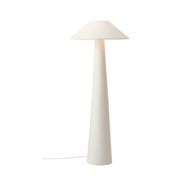 Lampada da terra bianca in tessuto (altezza totale 123 cm) Mila – Ellos Home-image-3