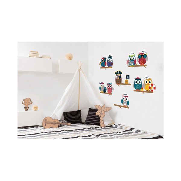 Set di adesivi murali Owls - Ambiance
