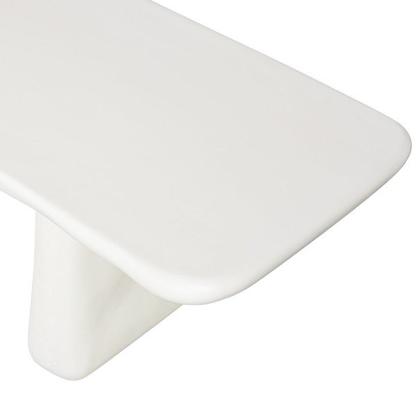 Panca da giardino avorio in plastica Loggia – WOOOD-image-3