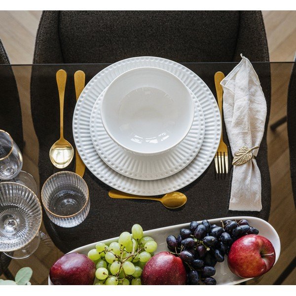Set da pranzo in porcellana 6 pz per 2 persone Purita – Bonami Essentials-image-2