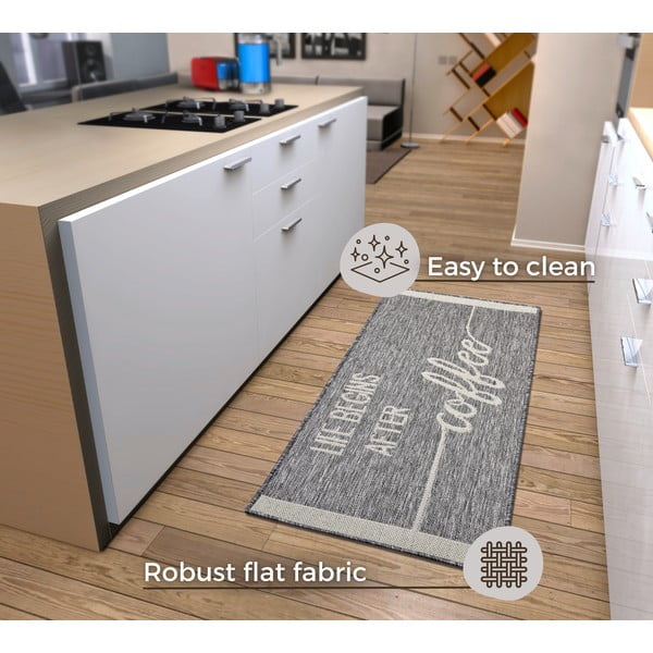 Passatoia grigia 62x150 cm Cucina – Hanse Home-image-4