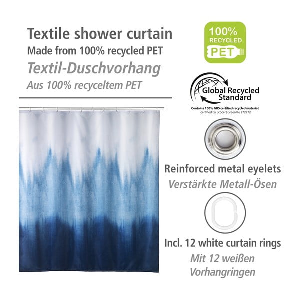 Tenda da doccia 180x200 cm Alara - Wenko-image-3