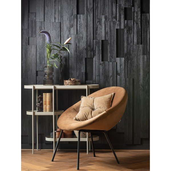 Tavolo portaoggetti in metallo 28x90 cm Noan - WOOOD-image-1