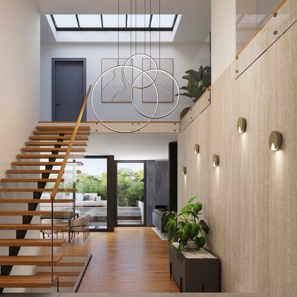 Lampadario LED nero in alluminio RIO – Thoro-image-3