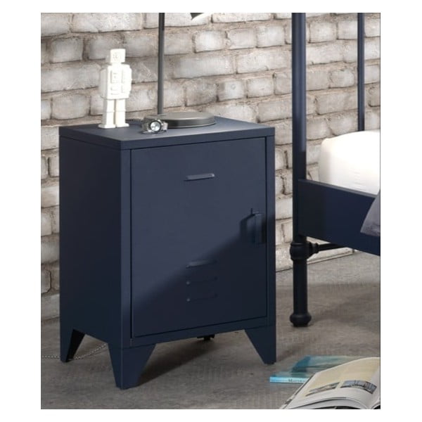 Comodino per bambini in metallo blu BRONXX - Vipack-image-1