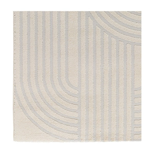 Tappeto grigio chiaro/avorio 160x230 cm Baresa – Universal-image-4