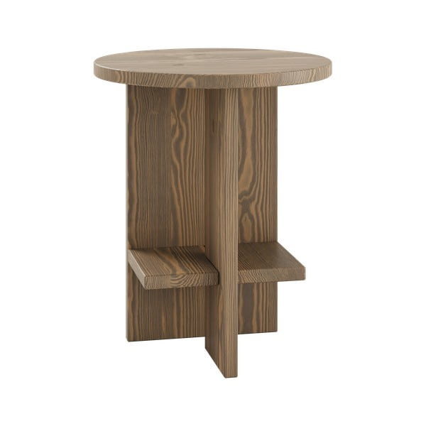 Tavolino rotondo marrone Rondure - Karup Design-image-1