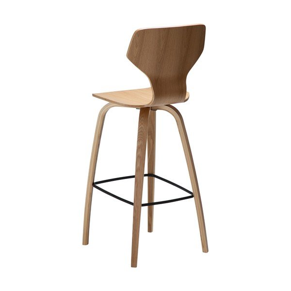 Sgabello da bar di colore naturale (altezza della seduta 75 cm) S.I.T – DAN-FORM Denmark-image-3