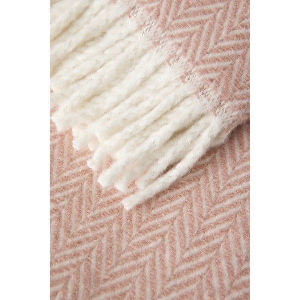 Plaid rosa con contenuto di cotone , 140 x 180 cm Skyline - Euromant-image-2