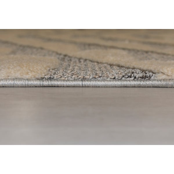 Tappeto Hampton crema e grigio, 120 x 170 cm - Flair Rugs-image-3