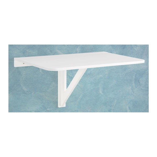Tavolo da parete pieghevole bianco , 56 x 80 cm Trento - Støraa-image-2