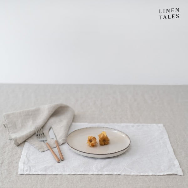 Tovaglietta di stoffa 35x45 cm White - Linen Tales-image-1