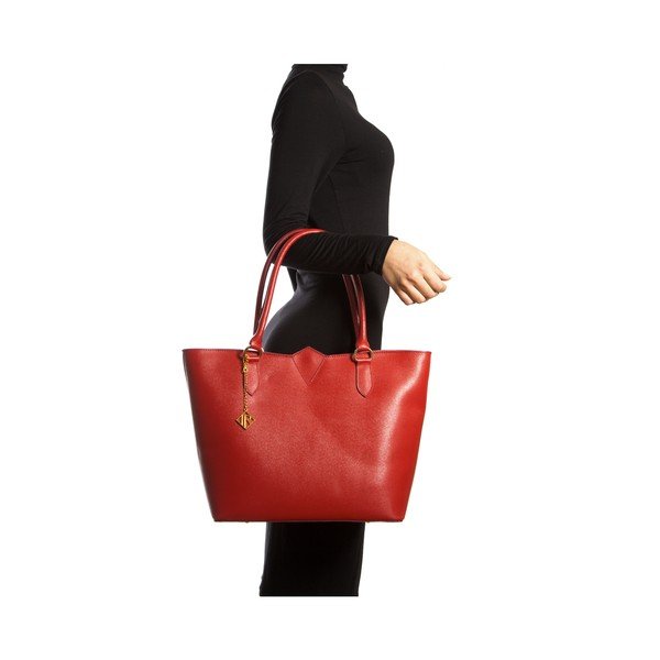 Kožená kabelka Isabella Rhea 440 Rosso-image-2