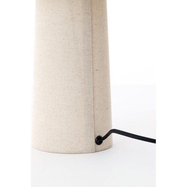 Lampada da tavolo bianca con paralume in tessuto (altezza totale 50 cm) Musaby – Light & Living-image-2
