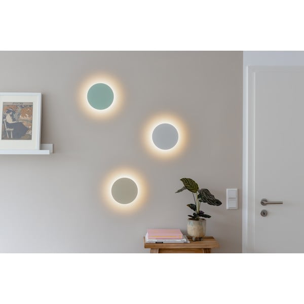 Applique a LED verde chiaro con timer/telecomando su USB ø 19 cm Dot - Remember-image-1