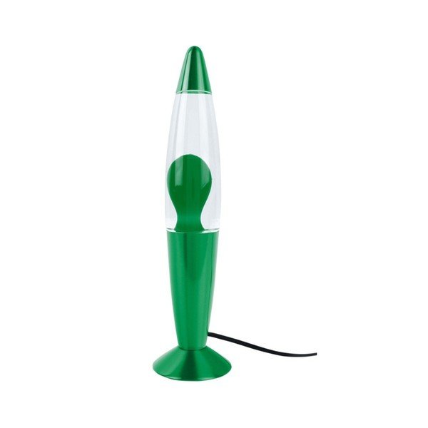 Lava lamp verde in vetro (altezza totale 35,5 cm) Funky Rocket Lava – Leitmotiv