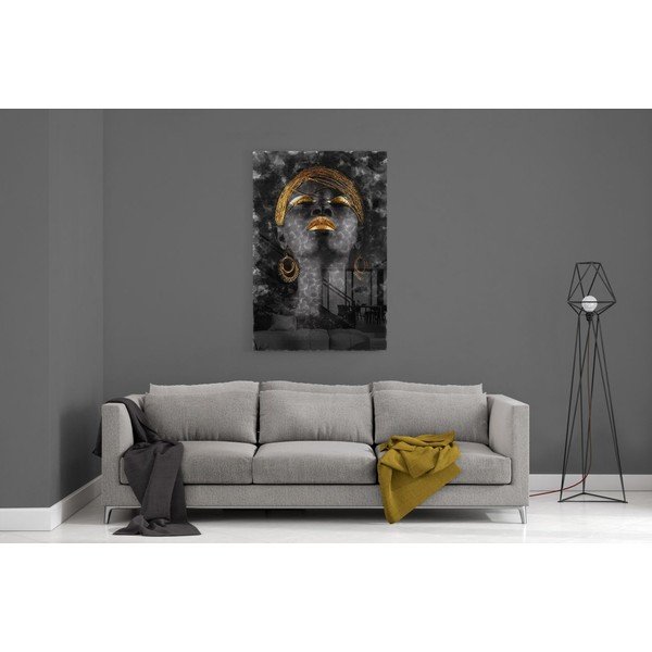 Pittura su vetro Donna magica, 72 x 46 cm - Insigne-image-1