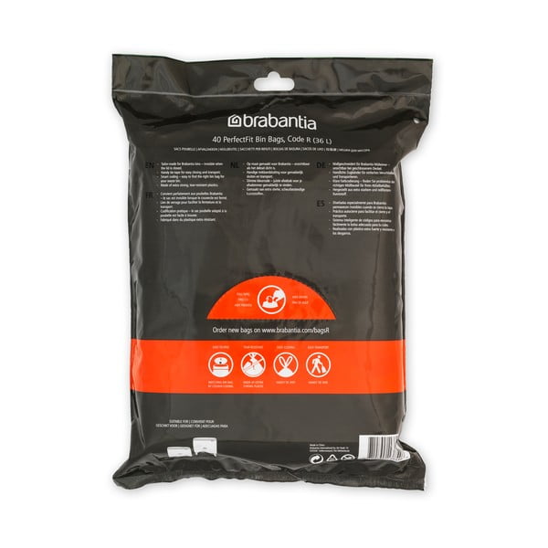 Sacchetti della spazzatura 40 pz 36 l PerfectFit R - Brabantia-image-4