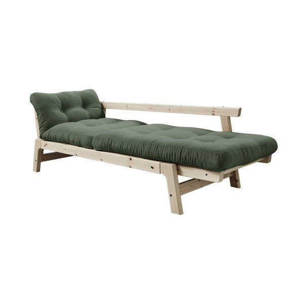 Divano variabile Naturale Chiaro/Verde Oliva Step - Karup Design-image-3