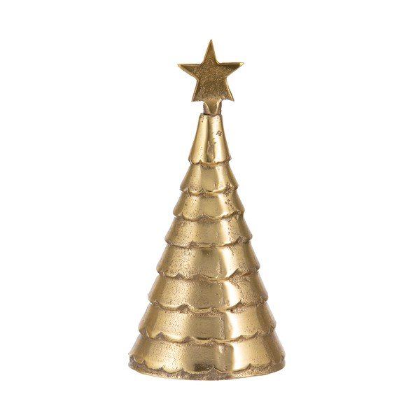 Statuetta natalizia in metallo (altezza totale 21,5 cm) Noelle Christmas Tree – Ladelle