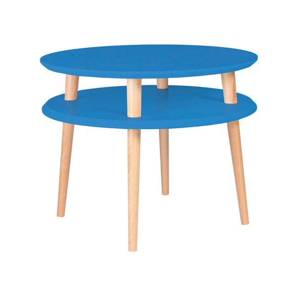 Tavolino blu Ufo, ⌀ 57 cm - Ragaba