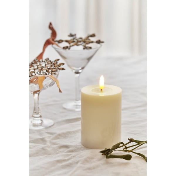 Candela a LED con alimentazione a batteria (altezza totale 10 cm) Sille – Sirius-image-2