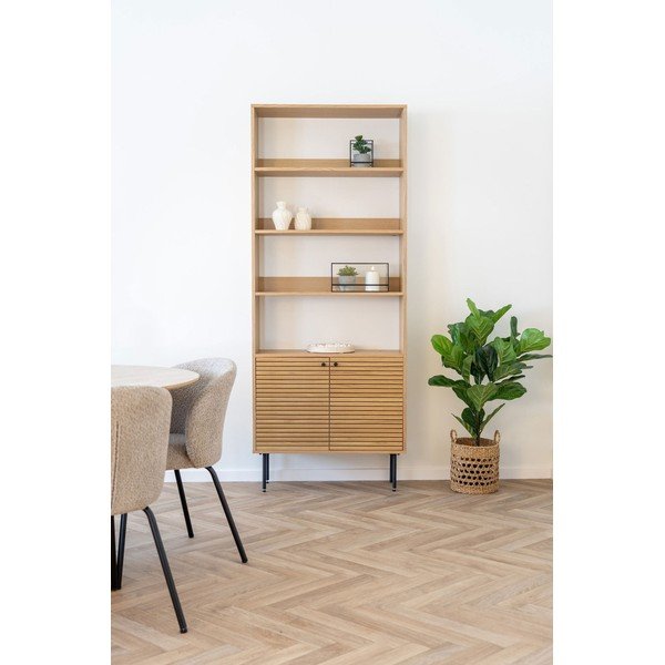 Libreria effetto rovere colore naturale 80x200 cm Kyoto - House Nordic-image-2