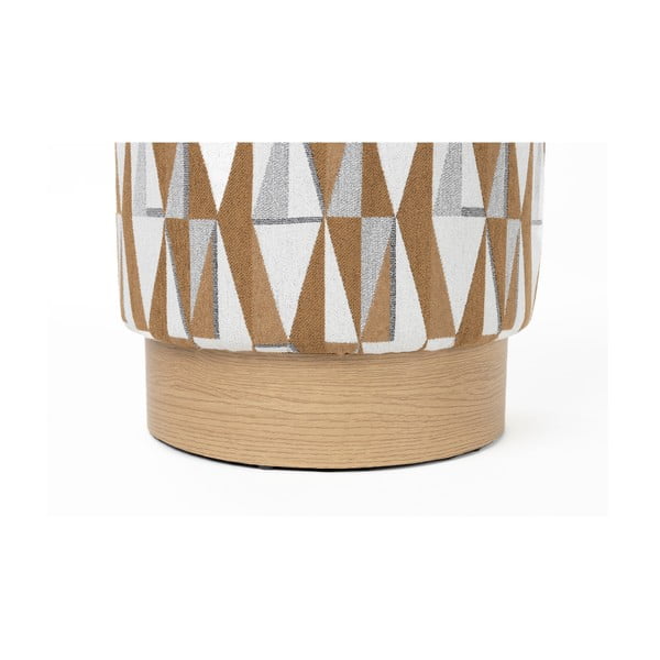 Poggiapiedi marrone Ziggy – White Label-image-3