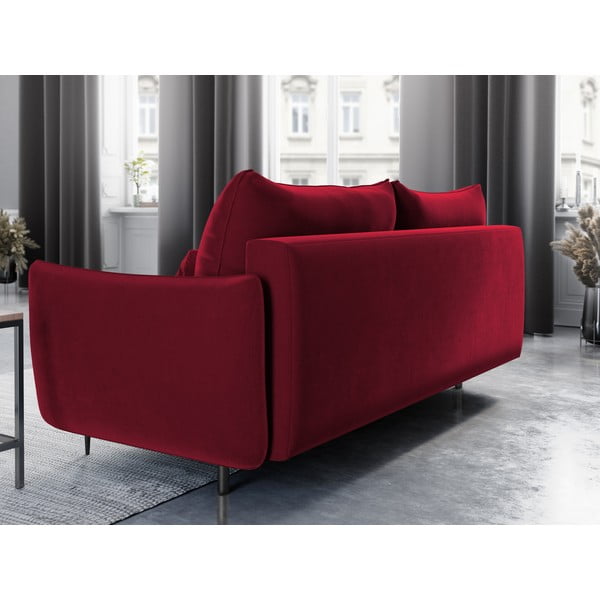 Divano letto rosso con contenitore Vermont - Cosmopolitan Design-image-2