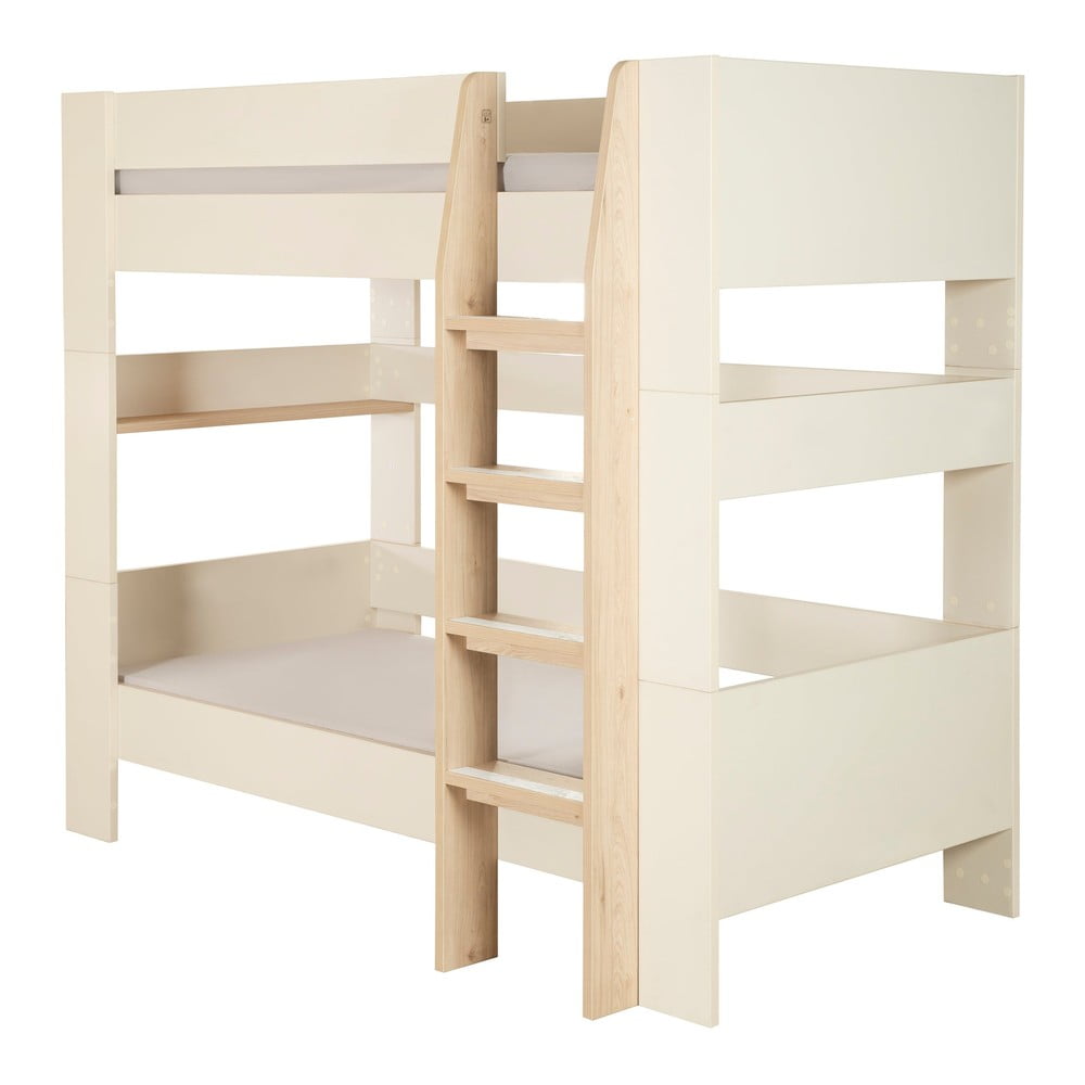 Letto da bambini a castello beige rete non inclusa 90x200 cm Double – Roba | Letti per bambini