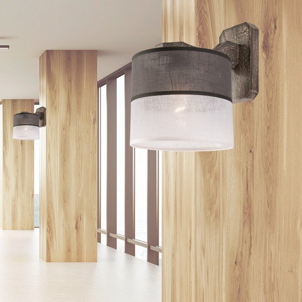 Lampada da parete grigia ø 16 cm Andrea - LAMKUR-image-2