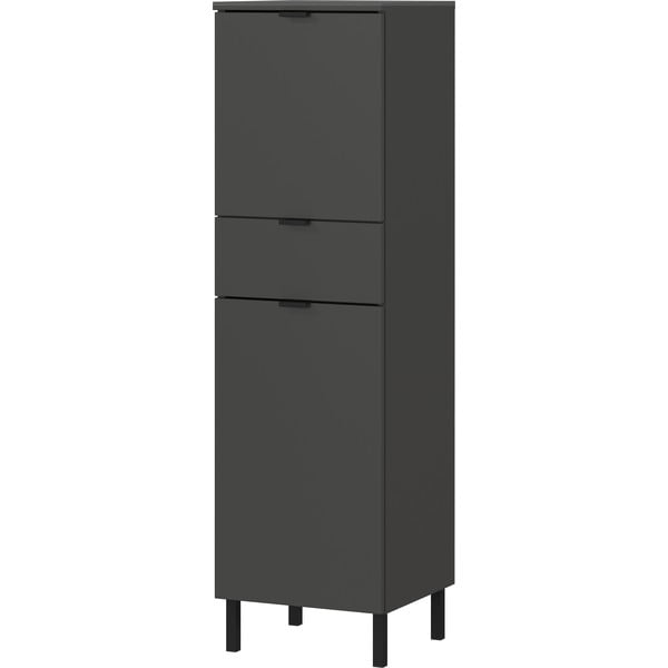 Mobiletto alto per il bagno antracite 34x120 cm Arcena - Germania-image-2