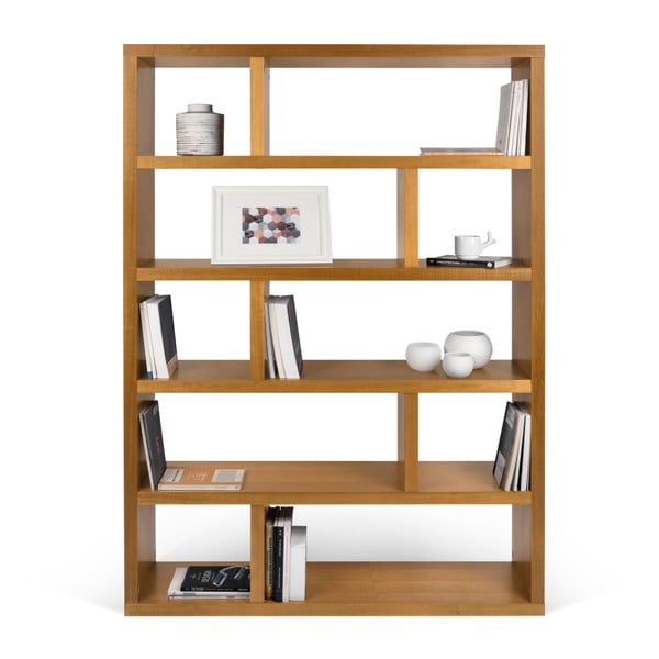 Libreria in legno esotico 120x173 cm Dublin - TemaHome-image-1