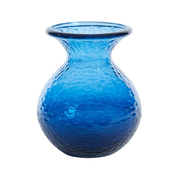 Vaso in vetro blu Ozark - Light & Living