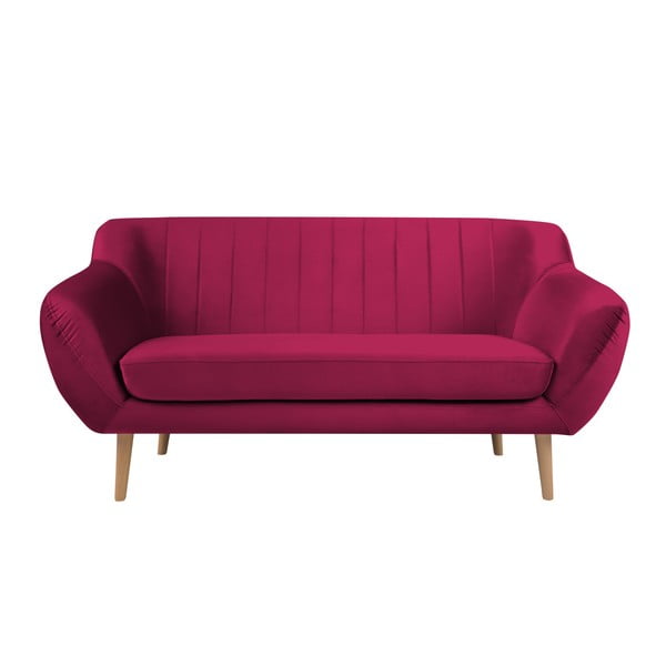 Divano rosa a due posti Benito - Mazzini Sofas
