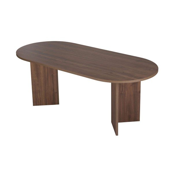 Tavolo da pranzo con effetto noce 90x200 cm Sabella – Kalune Design-image-3