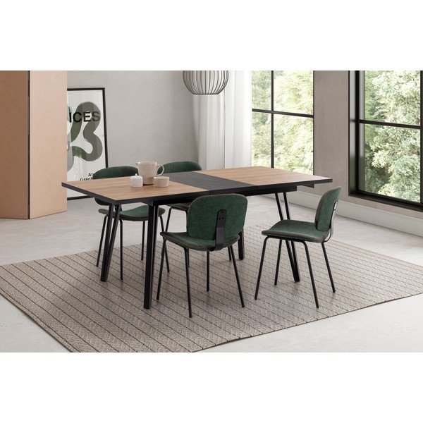 Tavolo da pranzo con piano in rovere 90x140 cm Cleo - Marckeric-image-1