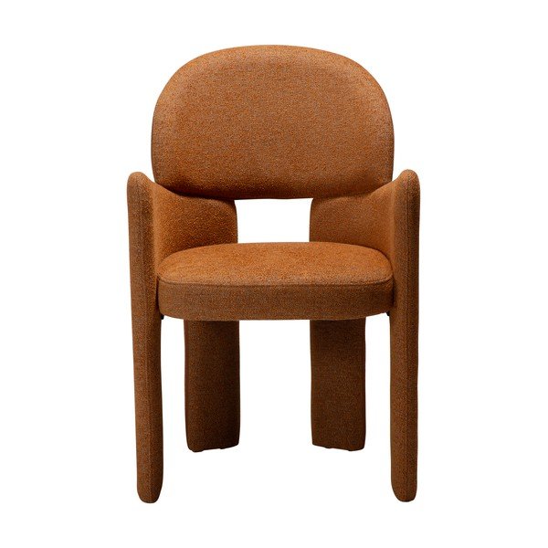 Sedia da pranzo arancione con braccioli Aole – DAN-FORM Denmark-image-1