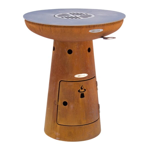 Griglia a legna da esterno marrone , ø 62 cm Nero S - Remundi