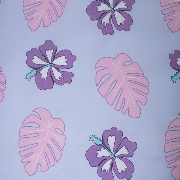 Set copripiumino e federa da bambini blu/viola in cotone per letto singolo 140x200 cm Lilo and Stitch "Cute" – Jerry Fabrics-image-4