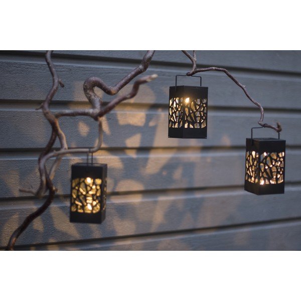 Set di 3 lanterne solari LED appese, altezza 11 cm Izola - Star Trading-image-3