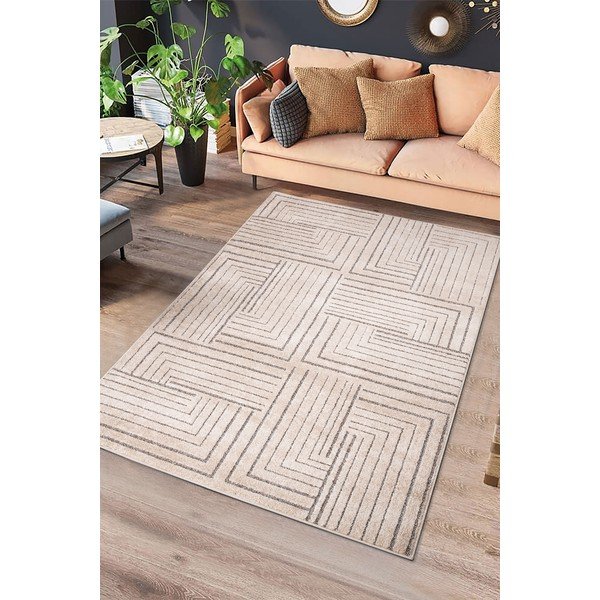 Tappeto beige 80x150 cm Paula - Universal-image-1
