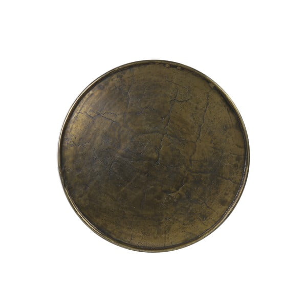 Tavolino rotondo in metallo bronzo ø 67,5 cm Babina - Light & Living-image-4