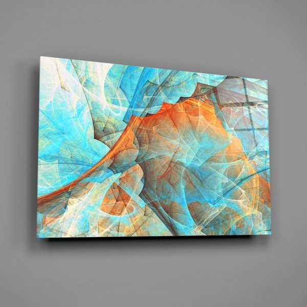 Pittura su vetro , 110 x 70 cm Colored Nets - Insigne-image-3