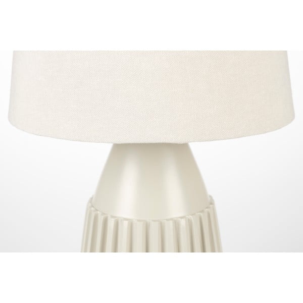 Lampada da tavolo beige Aysa - White Label-image-1