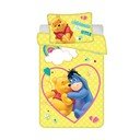 Set copripiumino e federa da bambini giallo in cotone per culla 135x100 cm WTP "Smile" – Jerry Fabrics